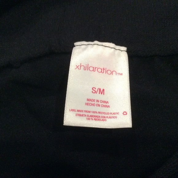 NWOT XHILARATION WOMEN’S LEGGINGS BLACK SIZE: S/M - Picture 5 of 6